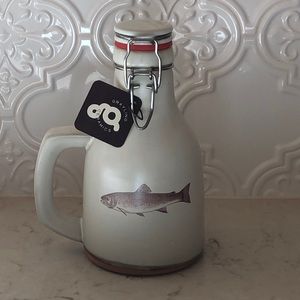 Ceramic Stoneware Growler Orvis